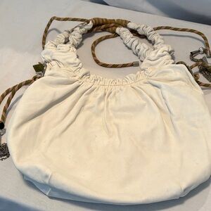 Cromia Italian White leather Women's Bag